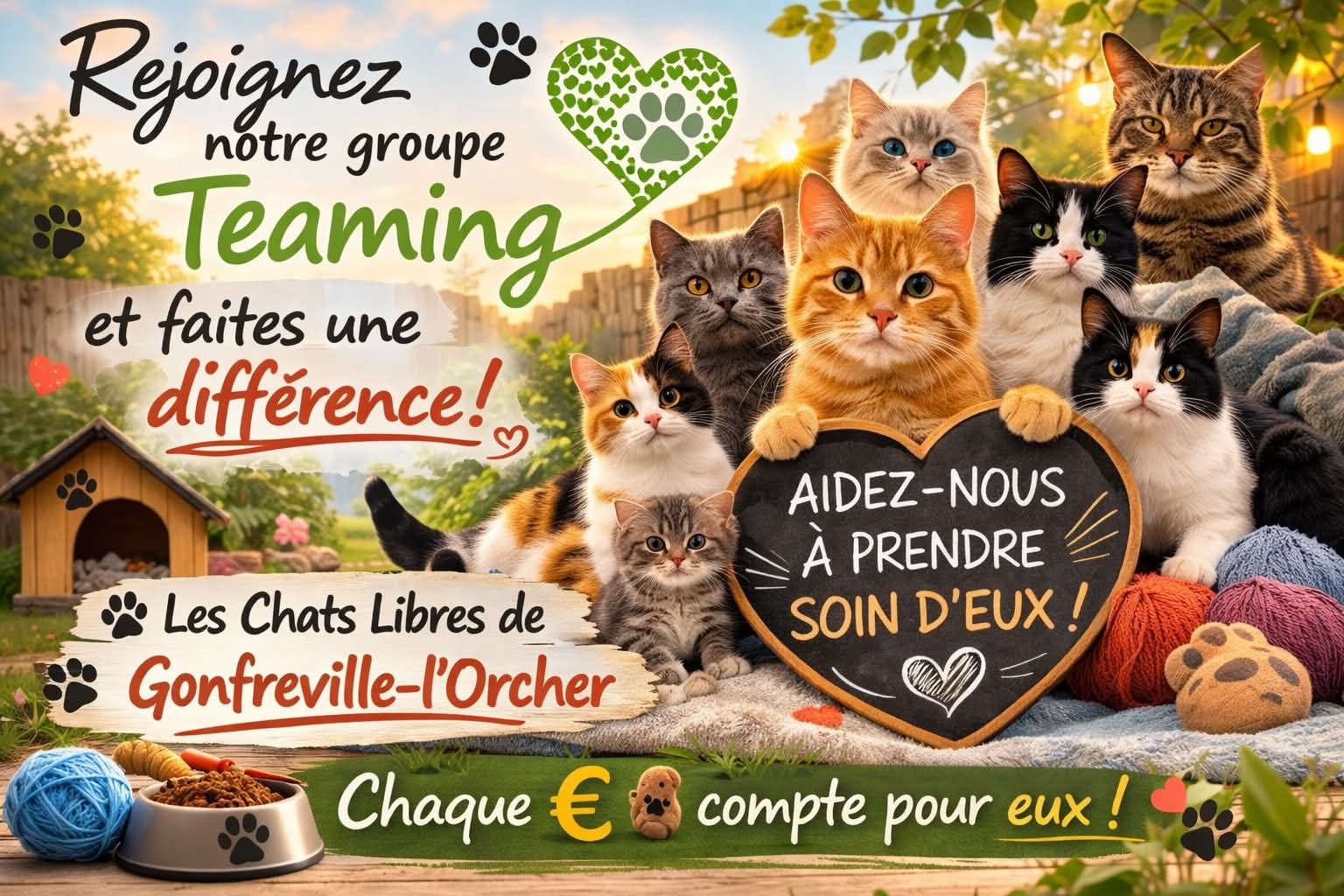 ⚠️ Êtes-vous inscrits pour nous aider financièrement avec un micro don de 1€ par mois ?