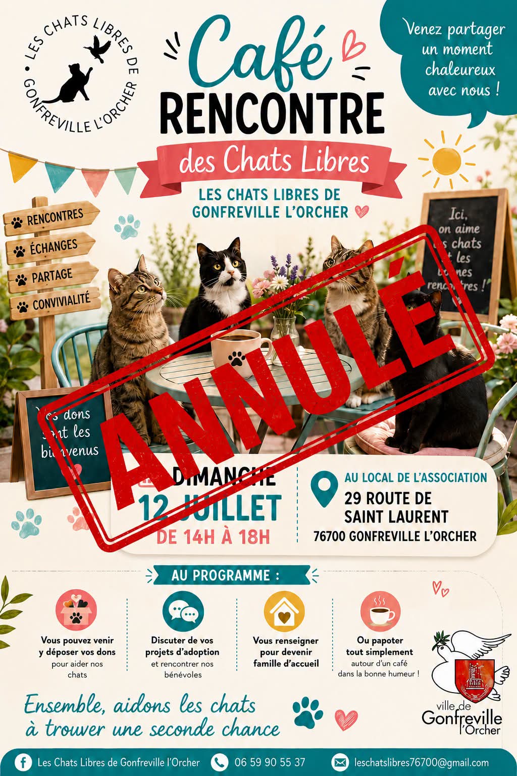Annulation le café rencontre .